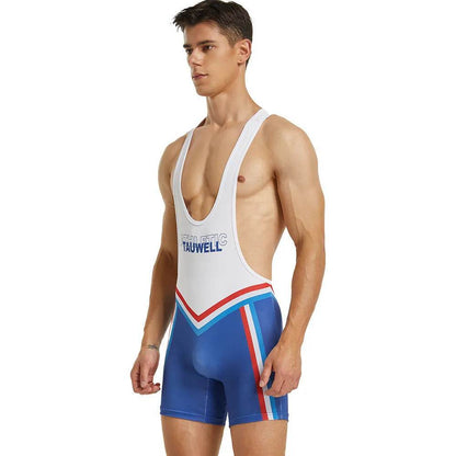 Men's Fitness Swimming Shark Pants Bodysuit Thong - www.Shopthatapp.com