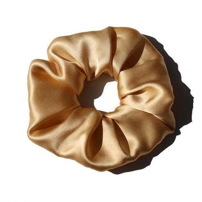 Fashion Silk Satin Hair Scrunchies Hair Ties Ponytail Holder - www.Shopthatapp.com