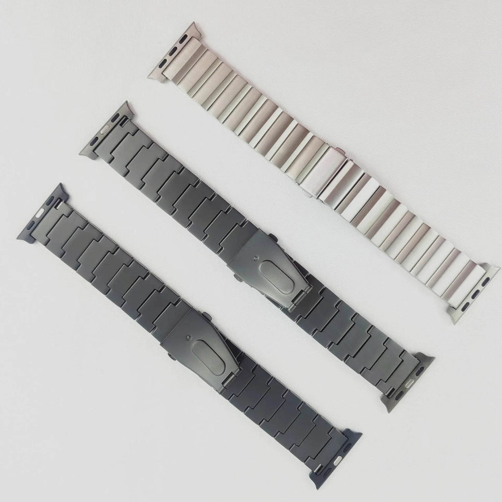 Large Particle Titanium Alloy Watch Strap - www.Shopthatapp.com