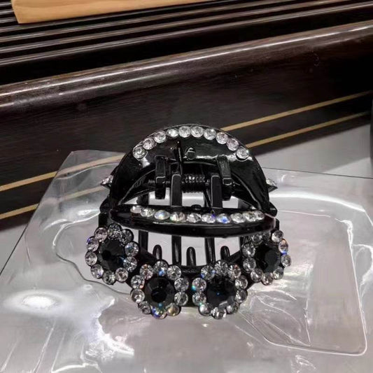 Rhinestone Barrettes High-end Flower Hair Clip - www.Shopthatapp.com