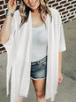 Spring Summer Printed Sun Protection Beach Kimono Cardigan Blouse top Women - www.Shopthatapp.com