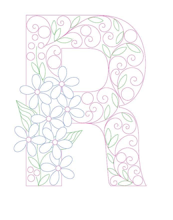 Paper Filigree Painting Kit - Letters - www.Shopthatapp.com