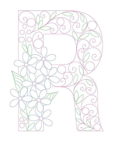 Paper Filigree Painting Kit - Letters - www.Shopthatapp.com
