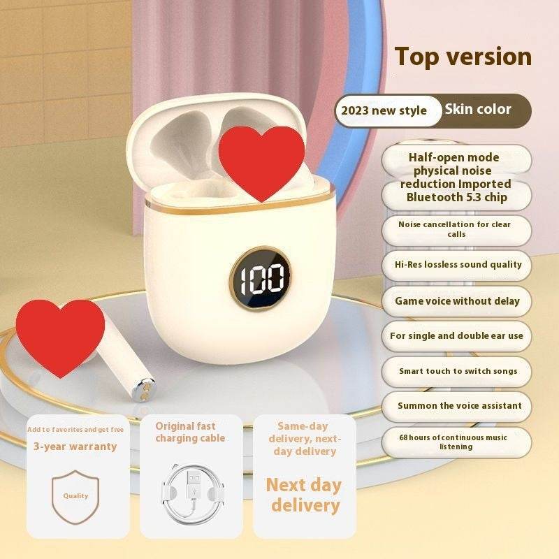 Wireless Bluetooth earphone Noise-canceling Wireless earbuds Low Latency High Sound Quality - www.Shopthatapp.com