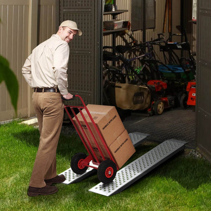 47.2 X 8.5 Aluminum Ramps 880 LBS Capacity Loading Ramps 2PCS - www.Shopthatapp.com