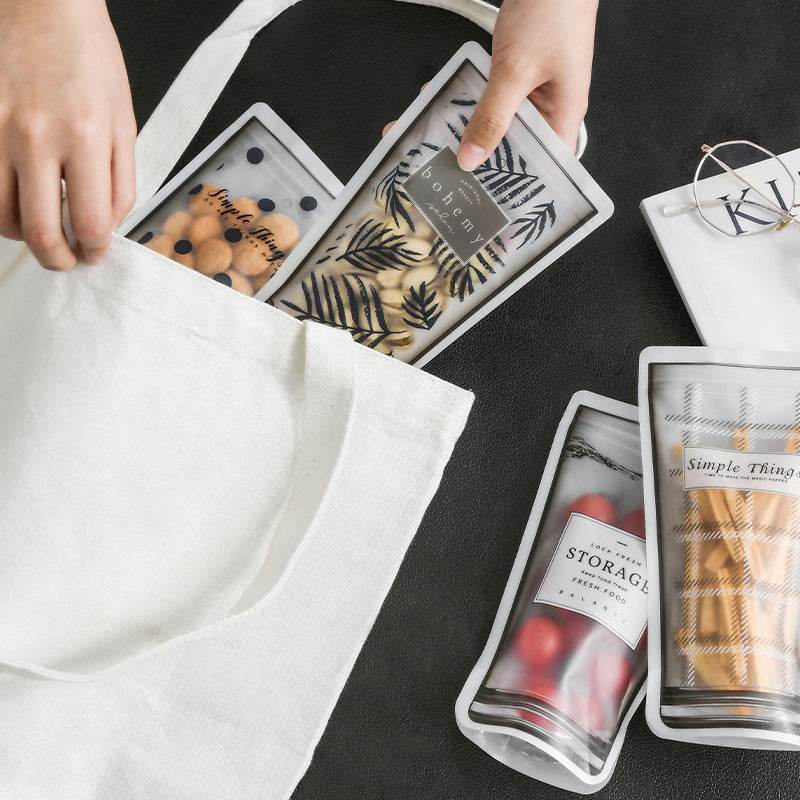 Food Storage Bag Reusable Ziplock Bags Cookie seal Bag - www.Shopthatapp.com