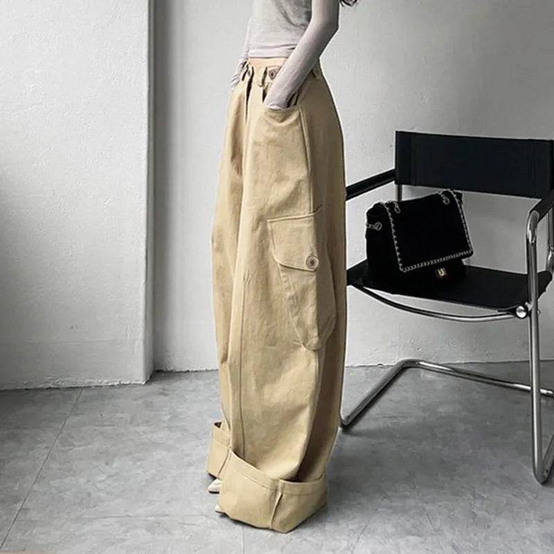 Casual Straight-leg Baggy Jeans Pant For Women - www.Shopthatapp.com