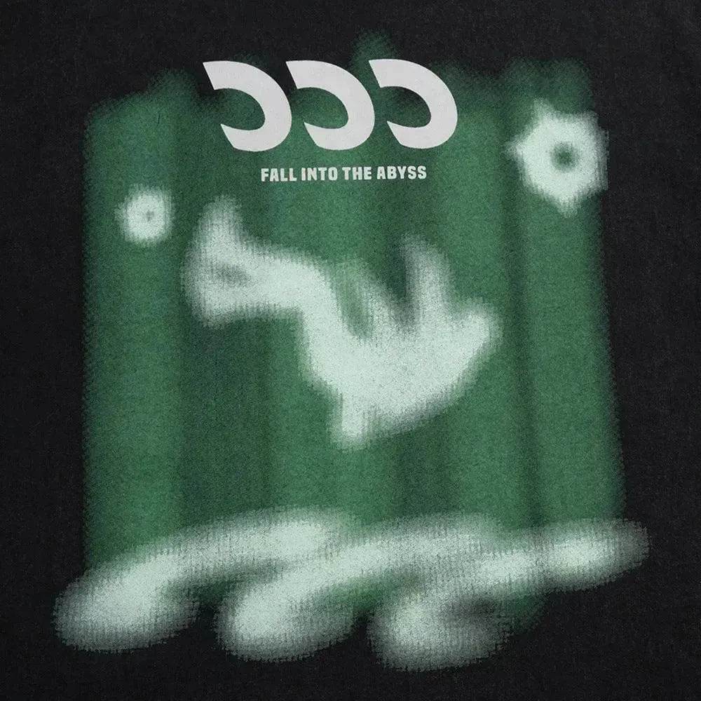 Abstract Pattern Printing Wash Short Sleeve - www.Shopthatapp.com