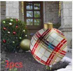 Christmas Ornament Holly Ball Outdoor Tree Decoration Christmas Balls for Yards