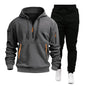 Men's pocket Half Zipper Hoodie Sweatshirt Pullover Sportswear - www.Shopthatapp.com