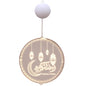 Acrylic Moon Castle Eid Al Fitr Ramadan Hanging Lamp Battery - www.Shopthatapp.com