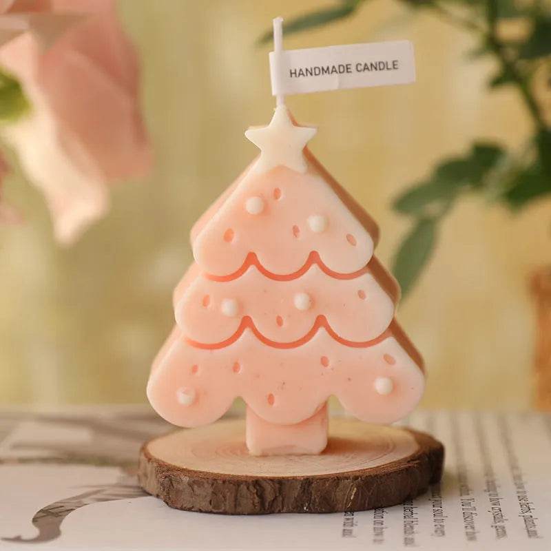 Christmas Tree Silicone Molds For DIY Christmas Creative Atmosphere Decoration Handmade Fragrant Candles - www.Shopthatapp.com