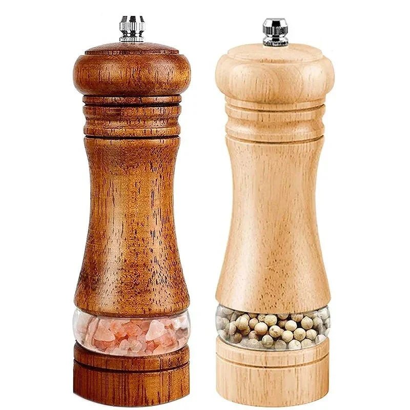 Acacia Wood Salt and Pepper Grinder Set - www.Shopthatapp.com