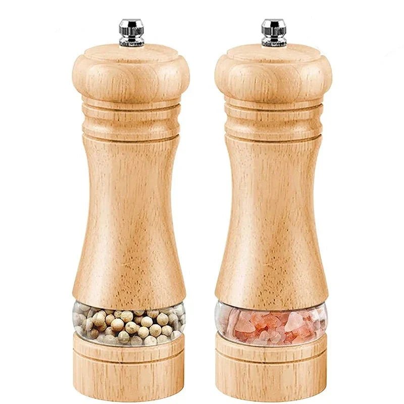 Acacia Wood Salt and Pepper Grinder Set - www.Shopthatapp.com