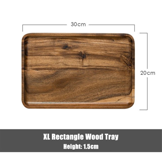 Acacia Wood Serving Tray - www.Shopthatapp.com