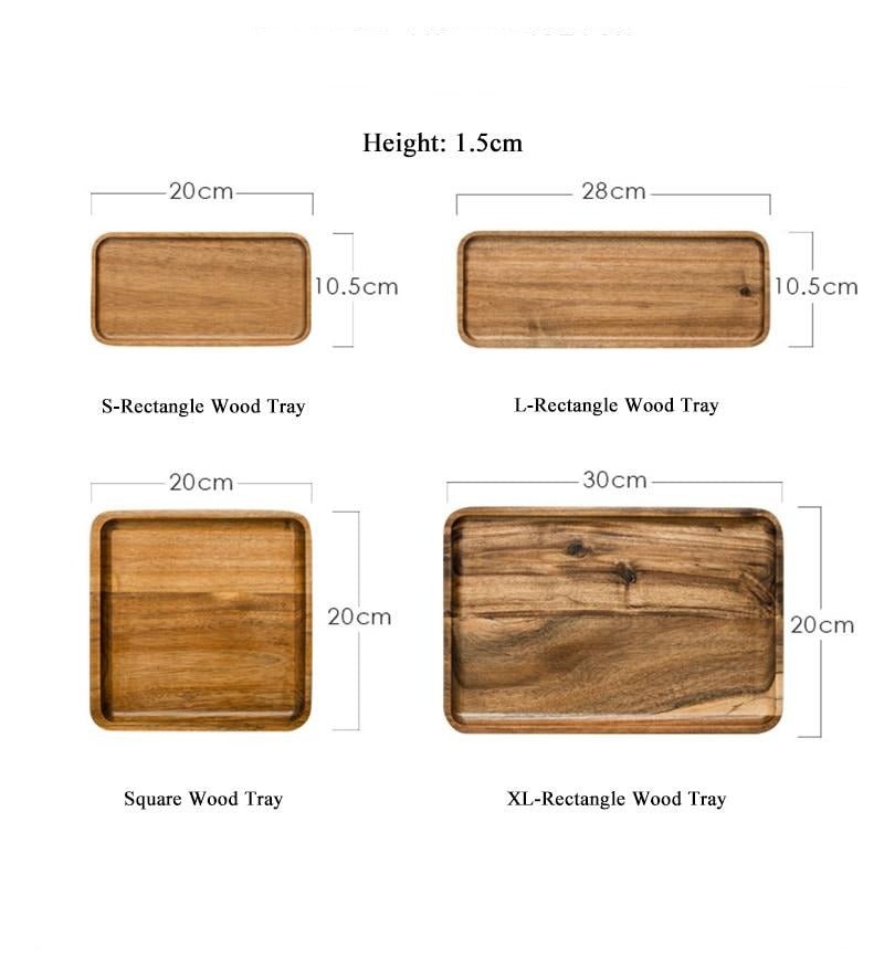 Acacia Wood Serving Tray - www.Shopthatapp.com