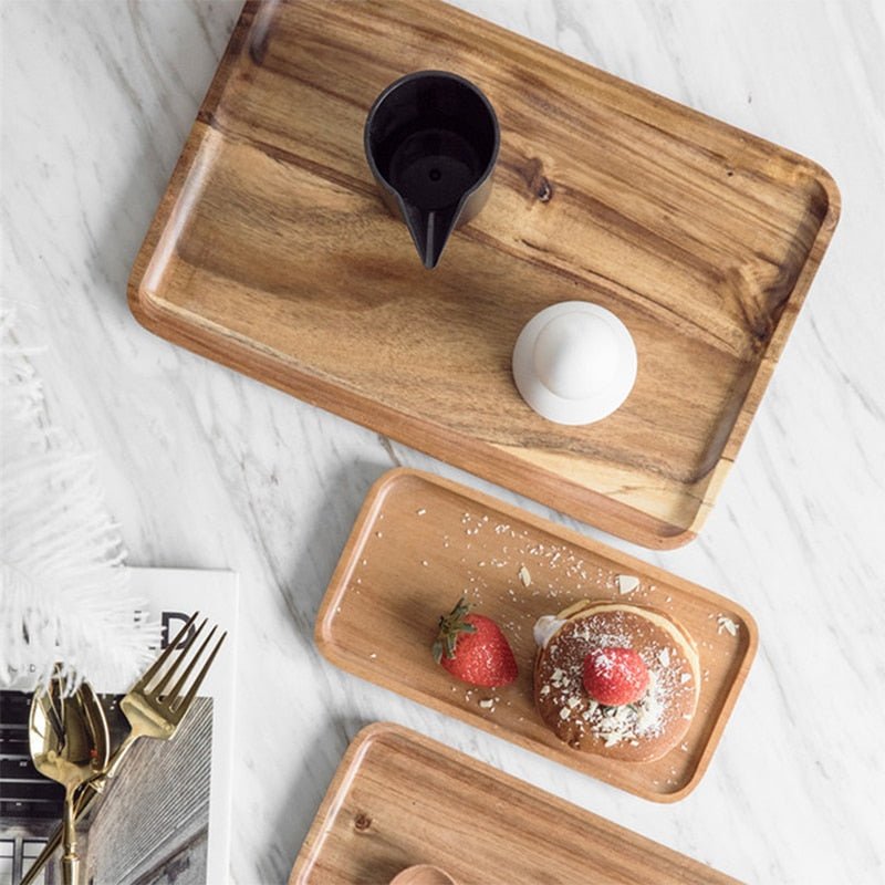 Acacia Wood Serving Tray - www.Shopthatapp.com