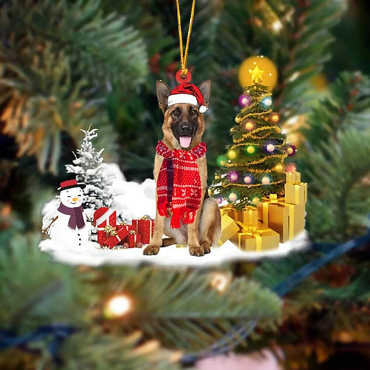 Christmas Family Puppies Decorate Trees With Lights - www.Shopthatapp.com