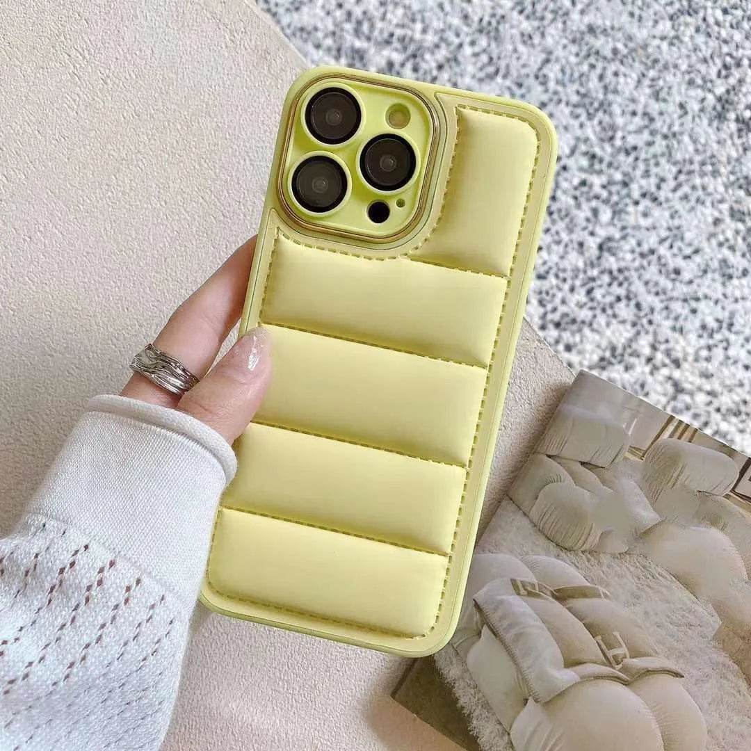 Cotton Filled Down Jacket Phone Case - www.Shopthatapp.com