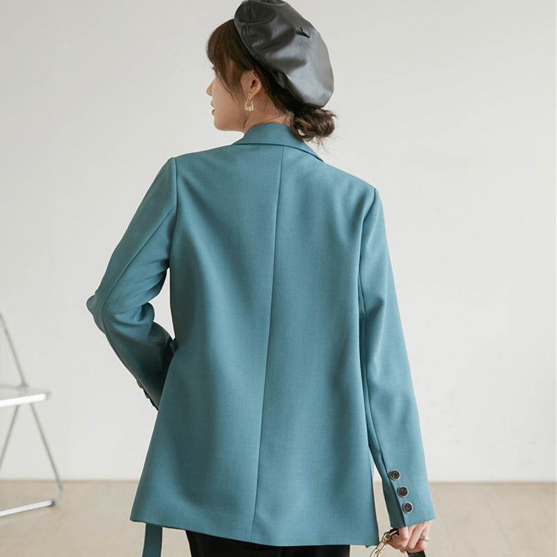 Design Niche Laced Blue Blazer Women - www.Shopthatapp.com
