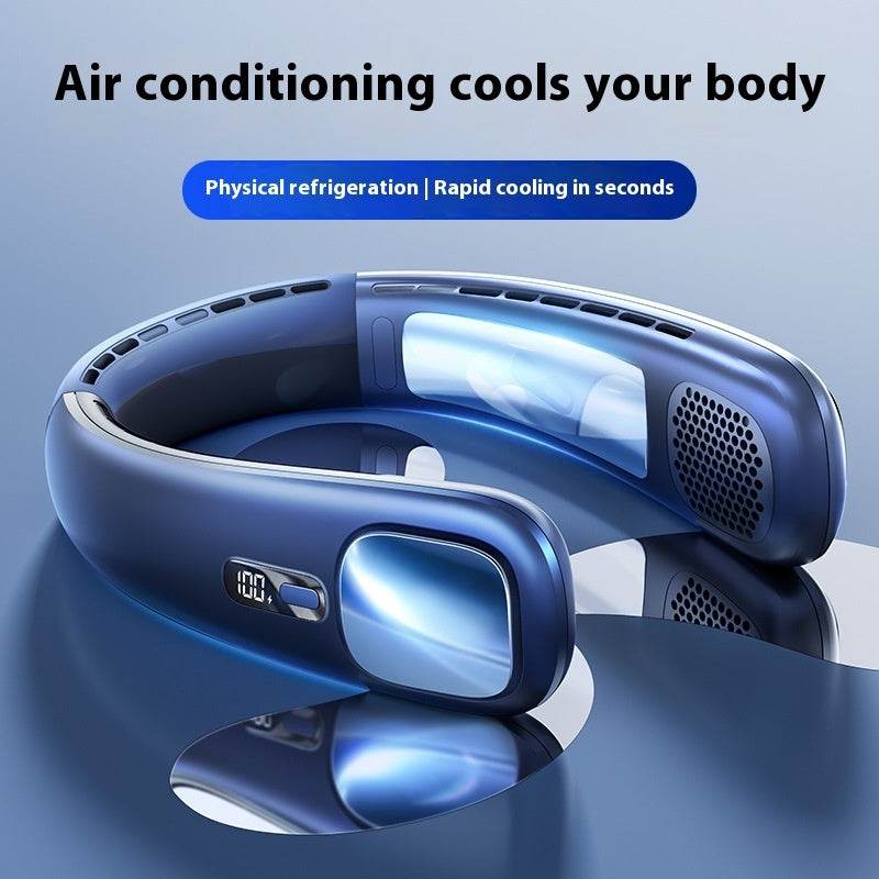Super cool Rechargeable Bladeless Halter Neck Fan - www.Shopthatapp.com