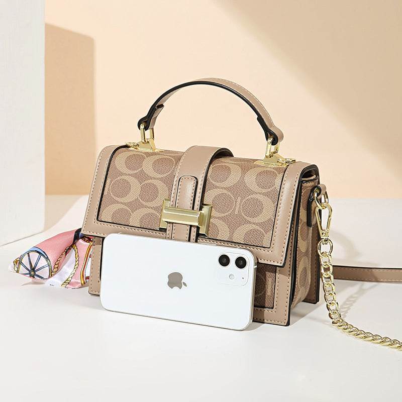 Vintage Printed PVC leather Shoulder Crossbody Bag for women - www.Shopthatapp.com