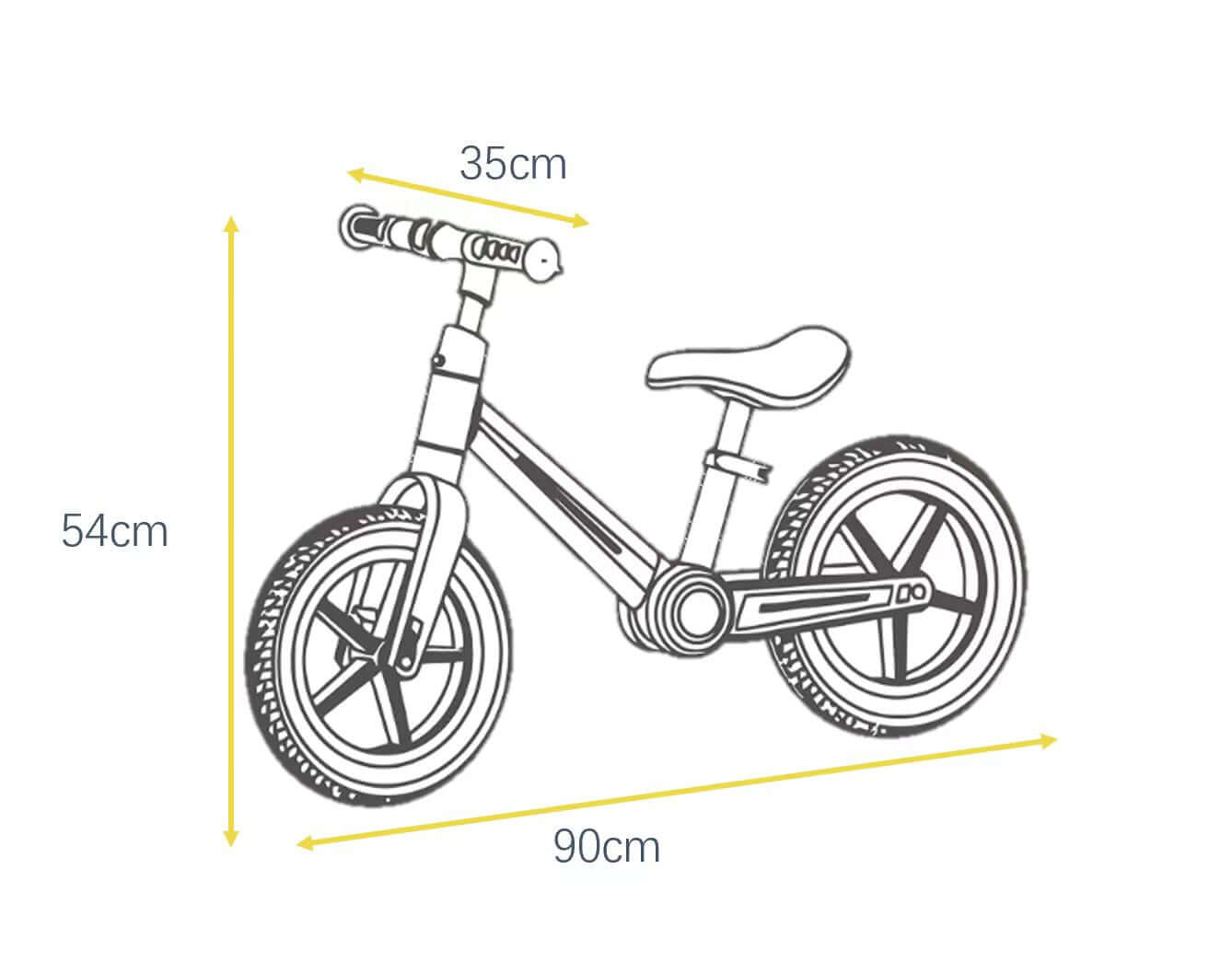 Kidstoylover Foldable Balance Bike for Kids: Durable, Lightweight, and Colorful - www.Shopthatapp.com