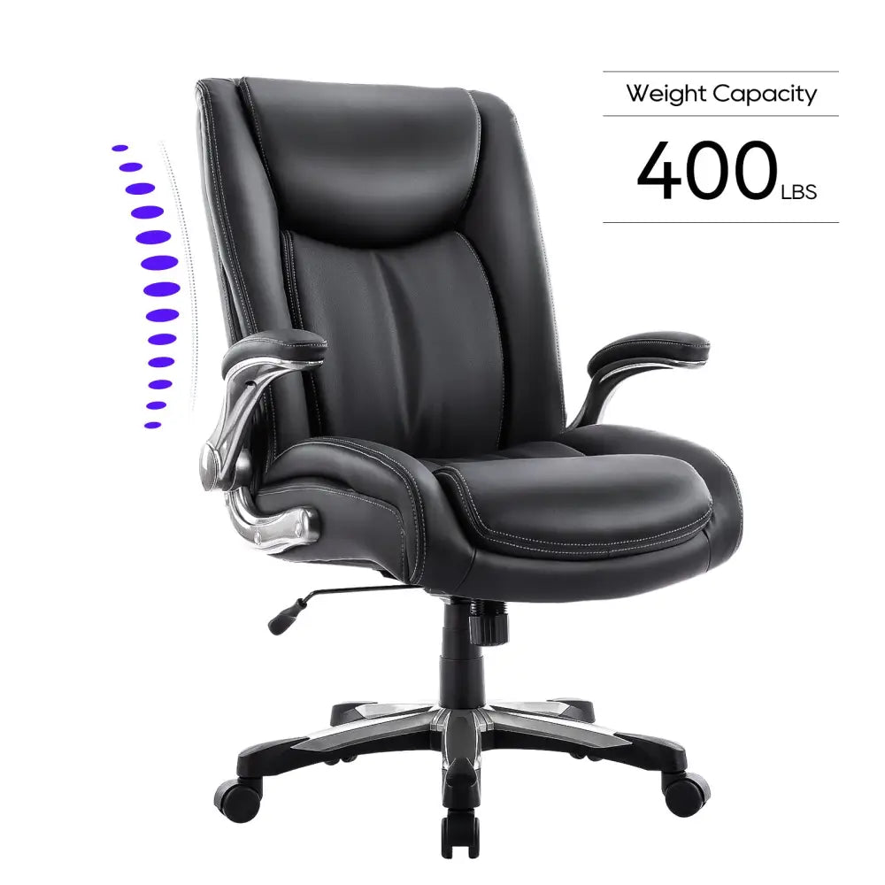 Adjustable Height Wide Seat Administrative Home Office Desk And Chair - www.Shopthatapp.com
