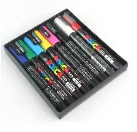 Advertising Pen Doodle 0.9 Acrylic Marker 8 Colors Set - www.Shopthatapp.com