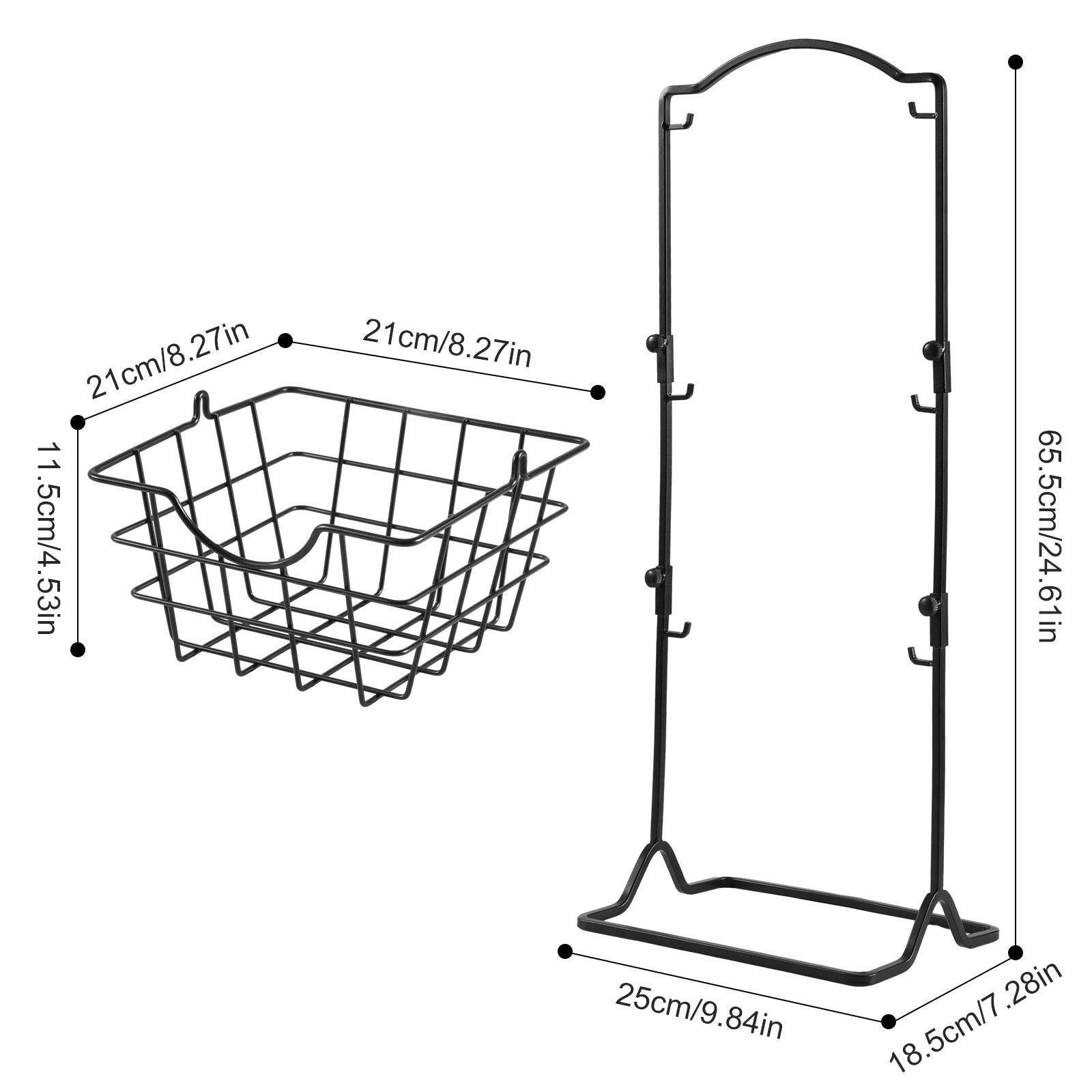 Simple Multi-layer Iron Shelf  Iron Can Be Shaken Storage Shelf Kitchen Organizer - www.Shopthatapp.com