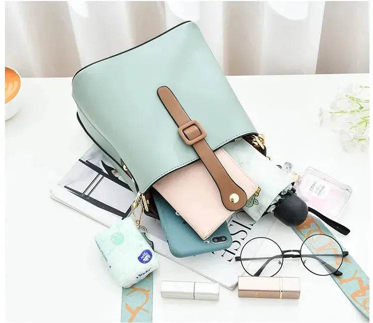 Bucket Bag Fashion Shoulder Bag Cross-body Female Handbag - www.Shopthatapp.com