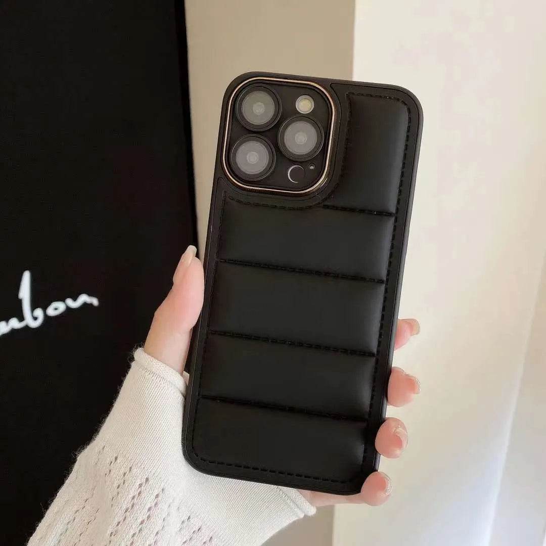 Cotton Filled Down Jacket Phone Case - www.Shopthatapp.com