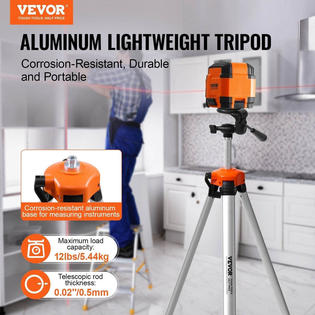 Laser Level Tripod  X 20 Thread 27.36-68.11 Inch Height Adjustment - www.Shopthatapp.com