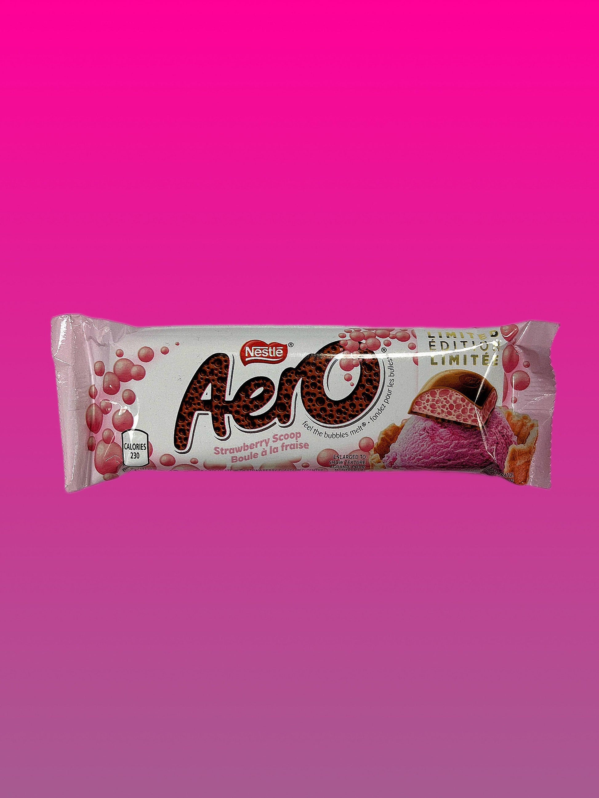 Aero Strawberry Scoop Chocolate Bar - Limited Edition - www.Shopthatapp.com