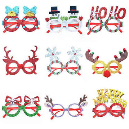 Christmas Creative Party Gathering Dress Up Glasses - www.Shopthatapp.com