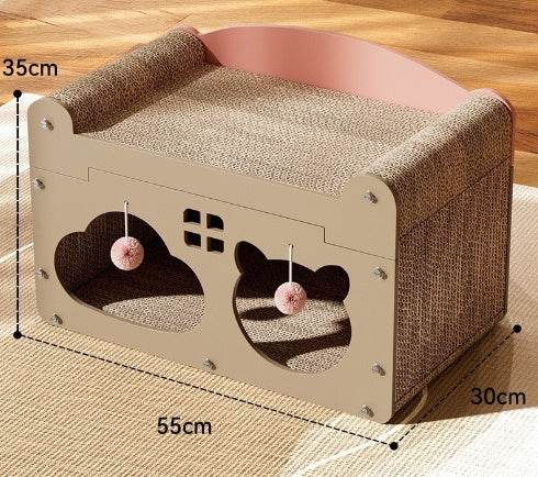 Creative Sisal Mat That Won't Shed Crumbs Cat Scratch Board - www.Shopthatapp.com