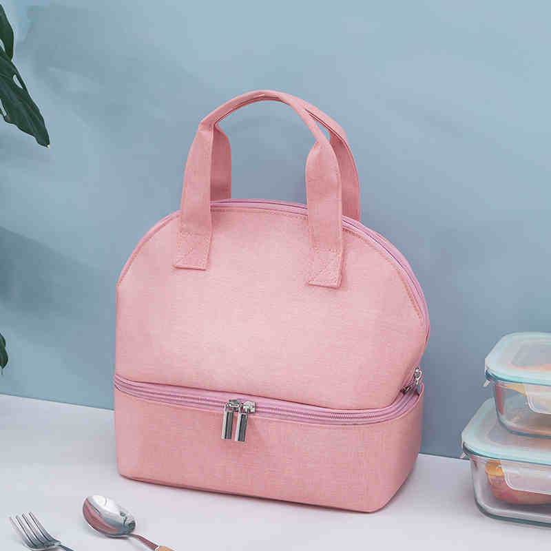Women's Fashion Portable Insulated work lunch bag - www.Shopthatapp.com