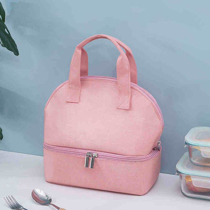 Women's Fashion Portable Insulated work lunch bag - www.Shopthatapp.com
