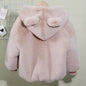 Autumn Winter Thickening Children's Cartoon Fur Hoodie Jacket - www.Shopthatapp.com