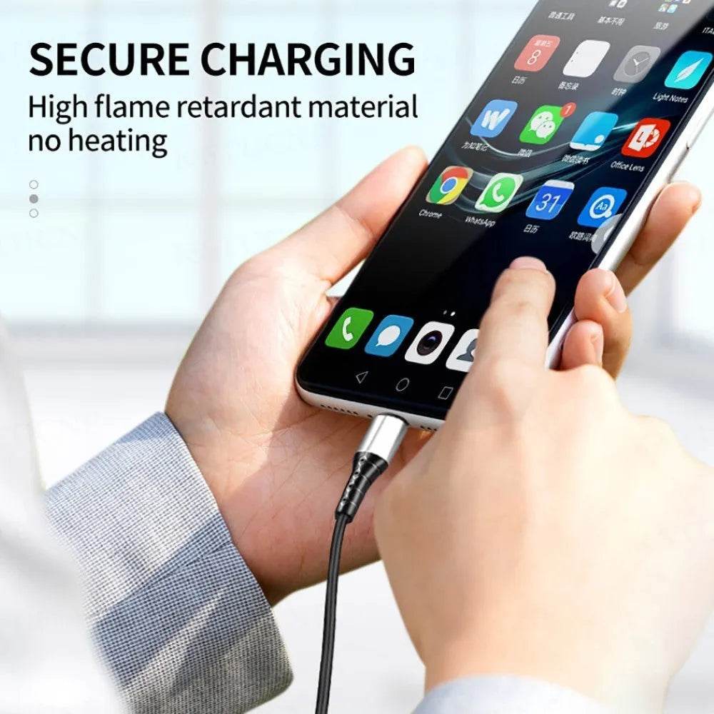 Nylon Braided Mobile Phone Fast Charging Cable - www.Shopthatapp.com