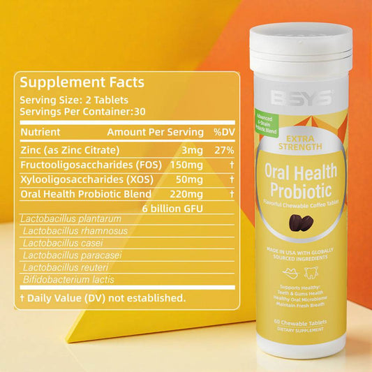 BSYS Coffee Lovers Meet Your New Obsession Oral Probiotic Chews That TASTE LIKE COFFEE  High-quality Supplements For Your Mouth No Gross Aftertaste, Just That Rich, Roasty Vibe. Game Changer - www.Shopthatapp.com