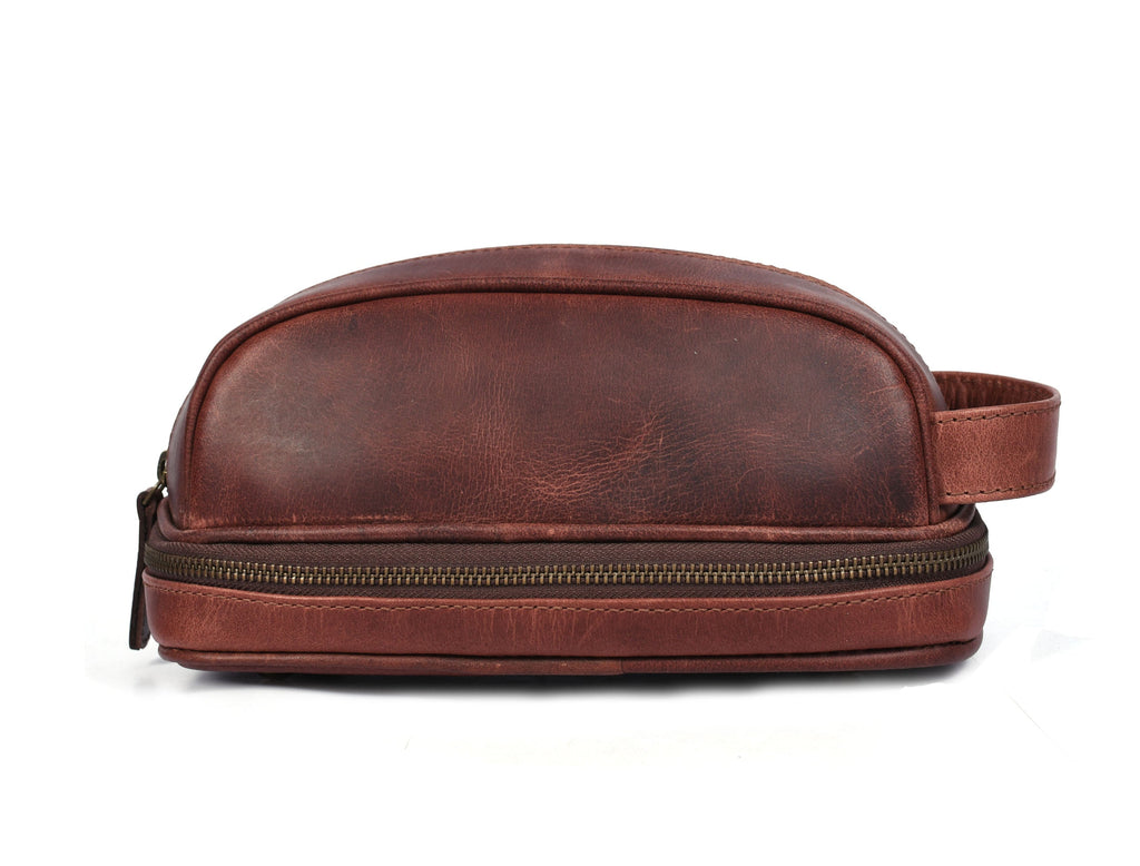 Akron Leather Toiletry Bag - www.Shopthatapp.com