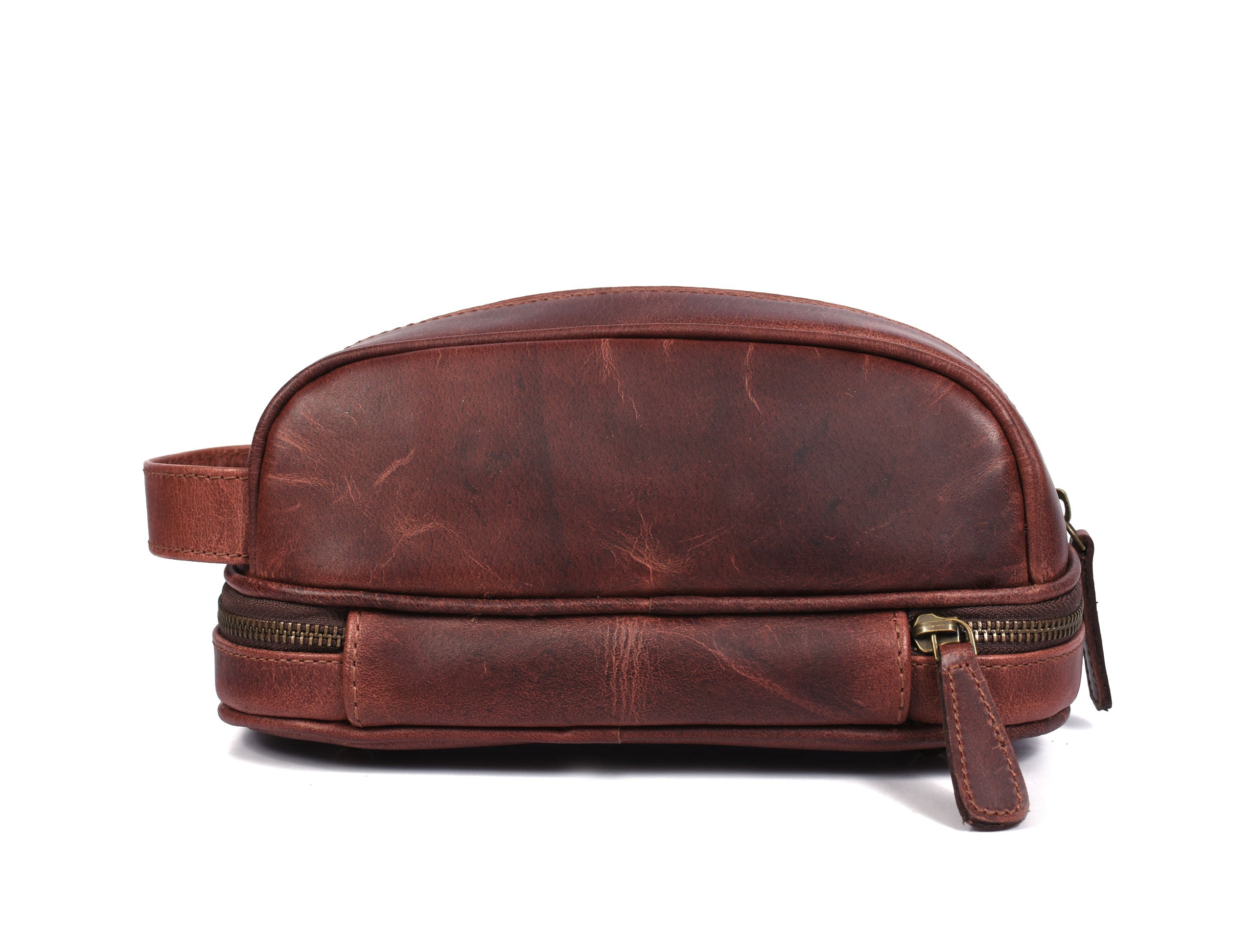 Akron Leather Toiletry Bag - www.Shopthatapp.com