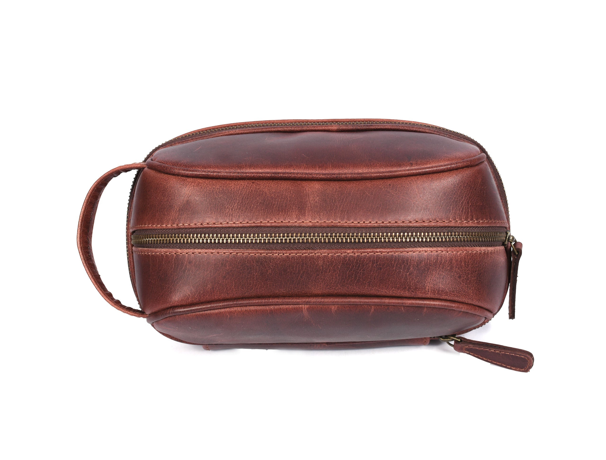 Akron Leather Toiletry Bag - www.Shopthatapp.com