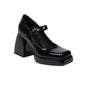 All-match Lolita Retro Patent Leather Thick High Heels Women for Women - www.Shopthatapp.com