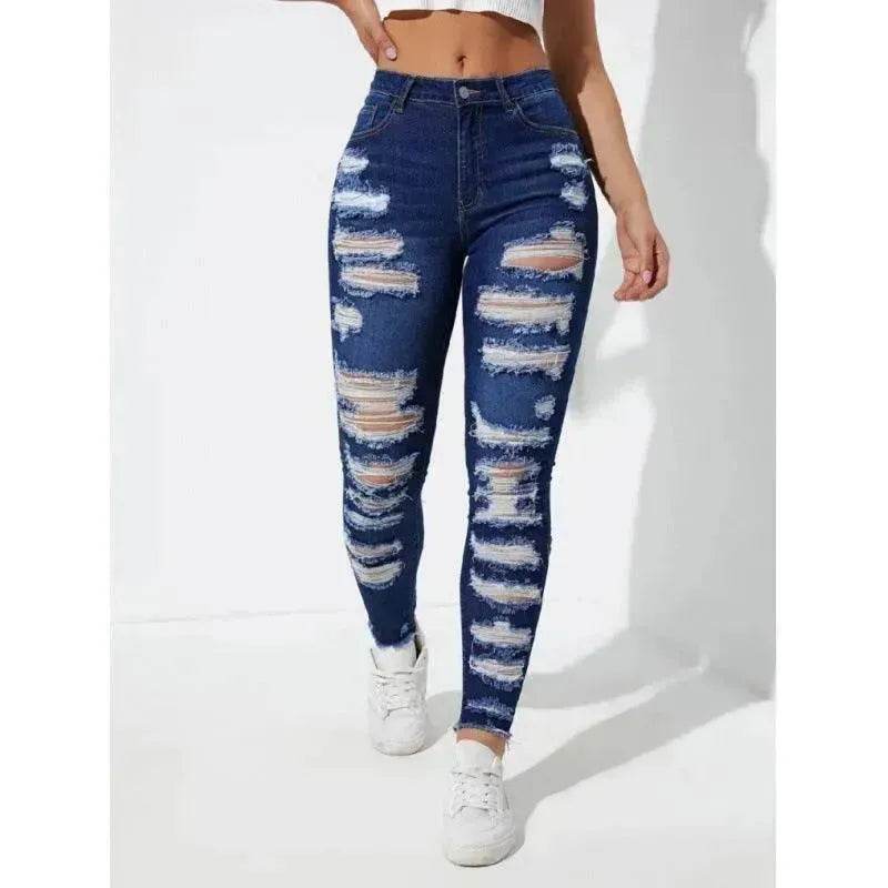 All-match Skinny Denim Trousers For Women - www.Shopthatapp.com