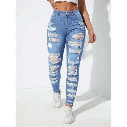 All-match Skinny Denim Trousers For Women - www.Shopthatapp.com