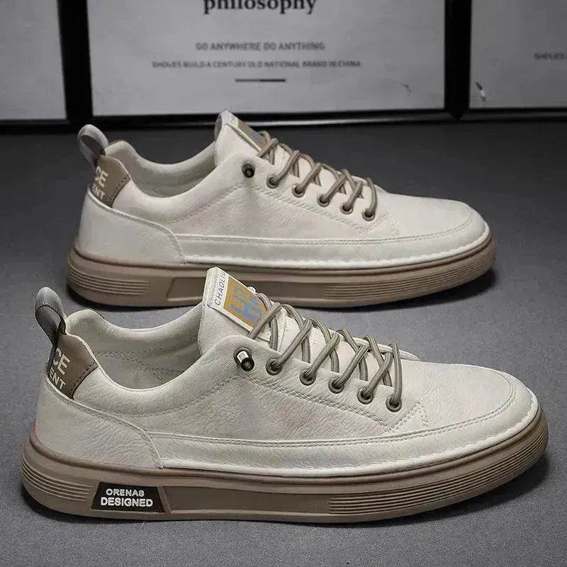 All-matching Sneakers Daily Leisure Sports Work  Platform Casual Sneakers Shoes for Men Canvas Sneakers for Men - www.Shopthatapp.com