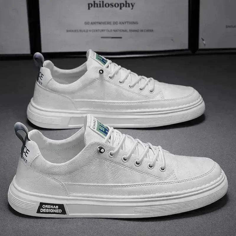 All-matching Sneakers Daily Leisure Sports Work  Platform Casual Sneakers Shoes for Men Canvas Sneakers for Men - www.Shopthatapp.com