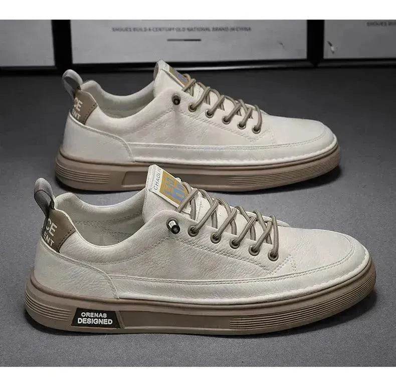All-matching Sneakers Daily Leisure Sports Work  Platform Casual Sneakers Shoes for Men Canvas Sneakers for Men - www.Shopthatapp.com